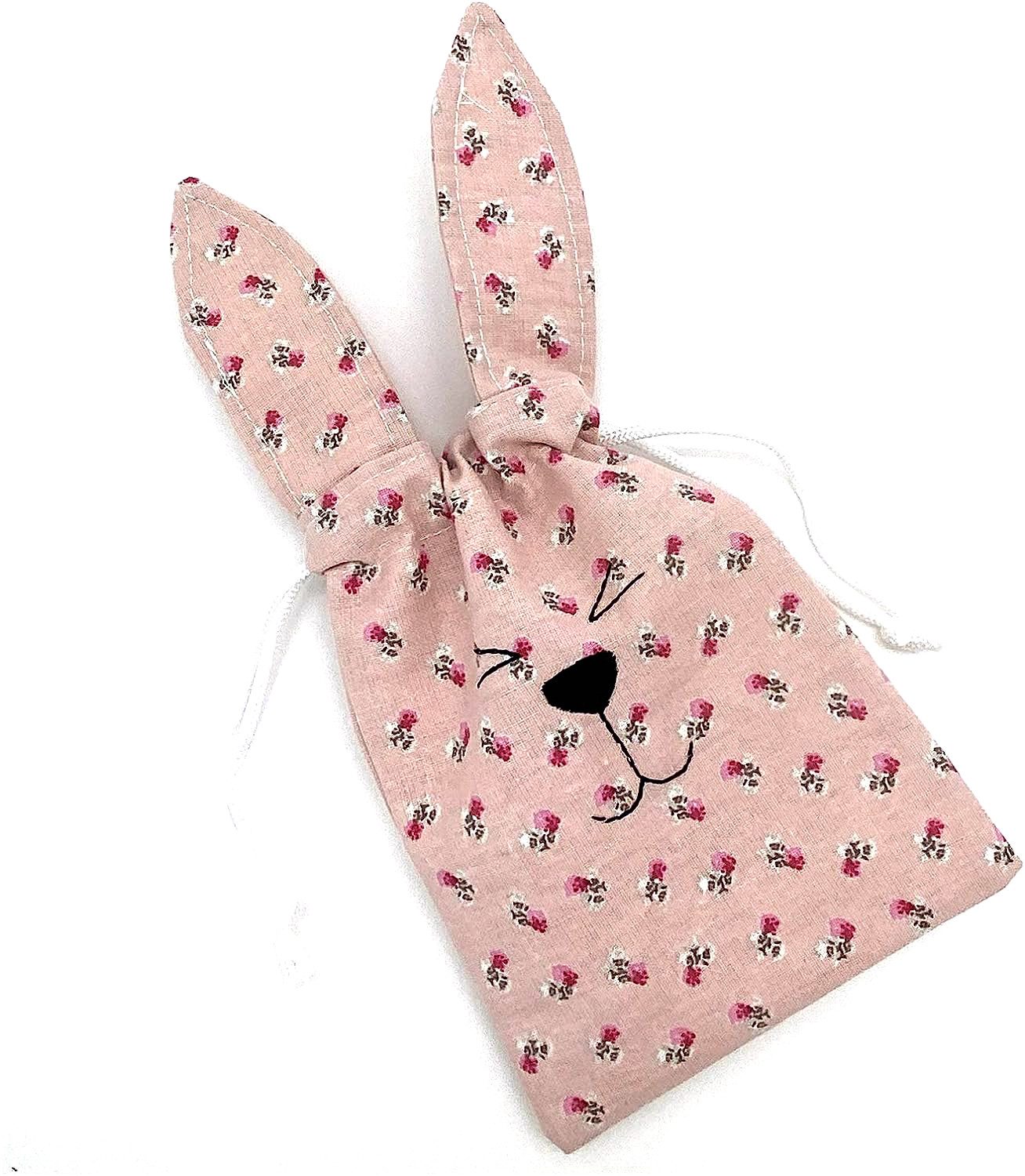 heimtexland Osternest Stoffbeutel Osterhase Osternest Geschenkbeutel, Stoff Geschenktüte I Ostern I Leinen-Optik