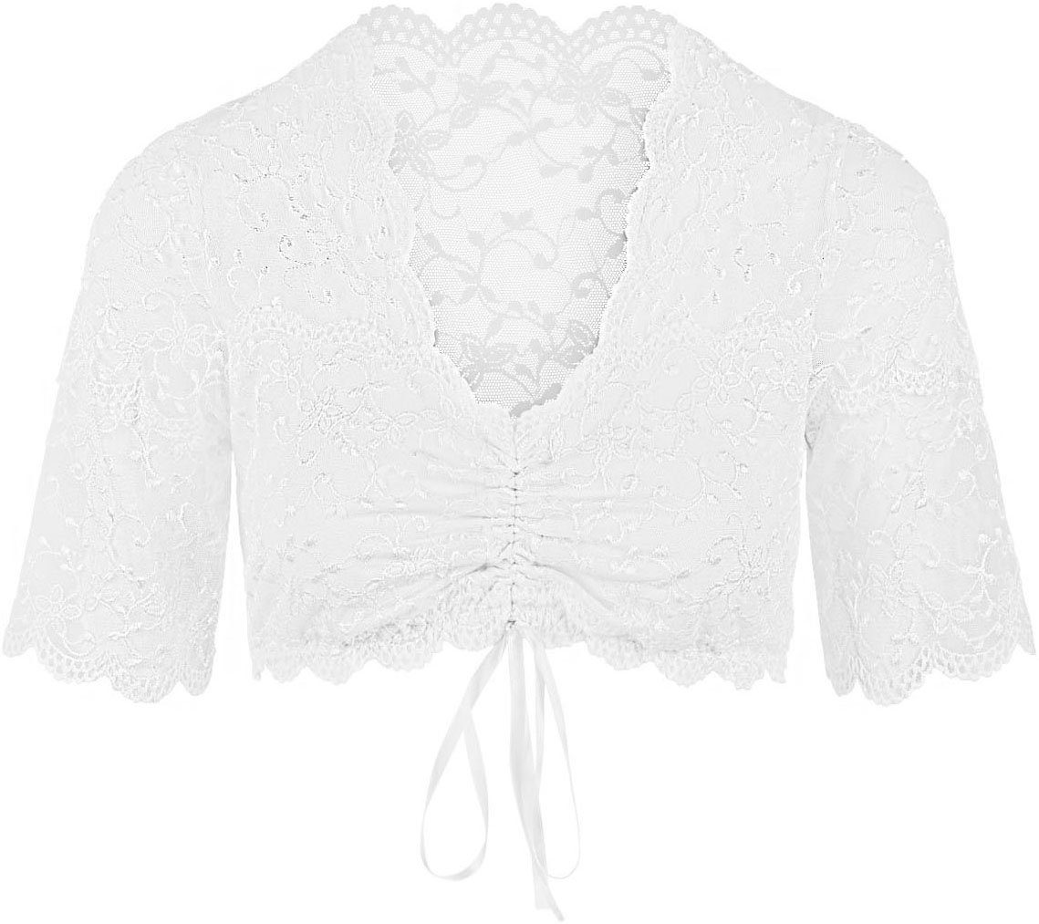 Nina Von C. Dirndlbluse mit Spitzendetails günstig online kaufen