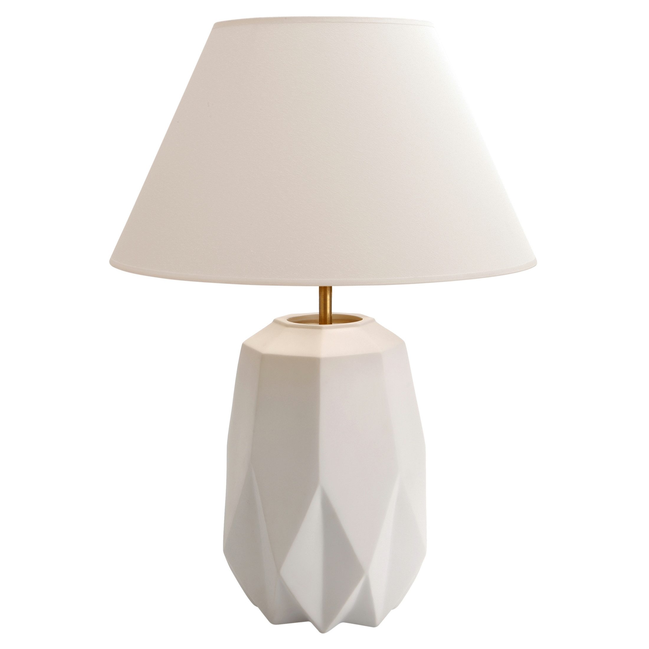Kaiser Porzellan Lampenschirm Kaiser Polygono - weiß Tischlampe