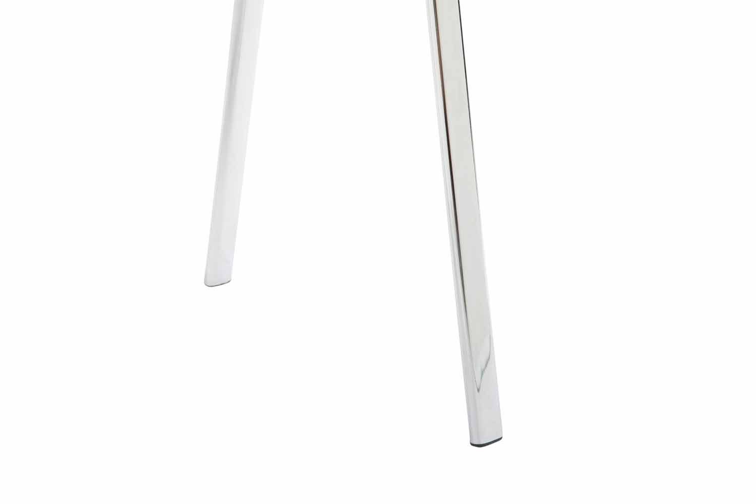 CLP Besucherstuhl Ken Chrom Stoff (1er, 1 St), robust & gepolsterte Rückenlehne