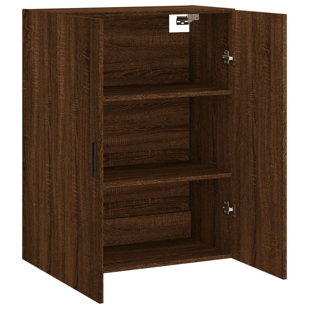 furnicato Wandhängeschrank Wandschrank Braun Eichen-Optik 69,5x34x90 cm, 1-tlg.