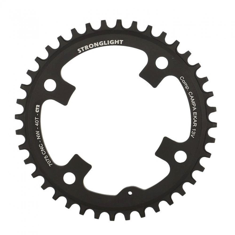 Kettenschaltung Stronglight Kettenblatt Gravel f Campa 40 Zähne sw ct² Alu 7075-T6 123