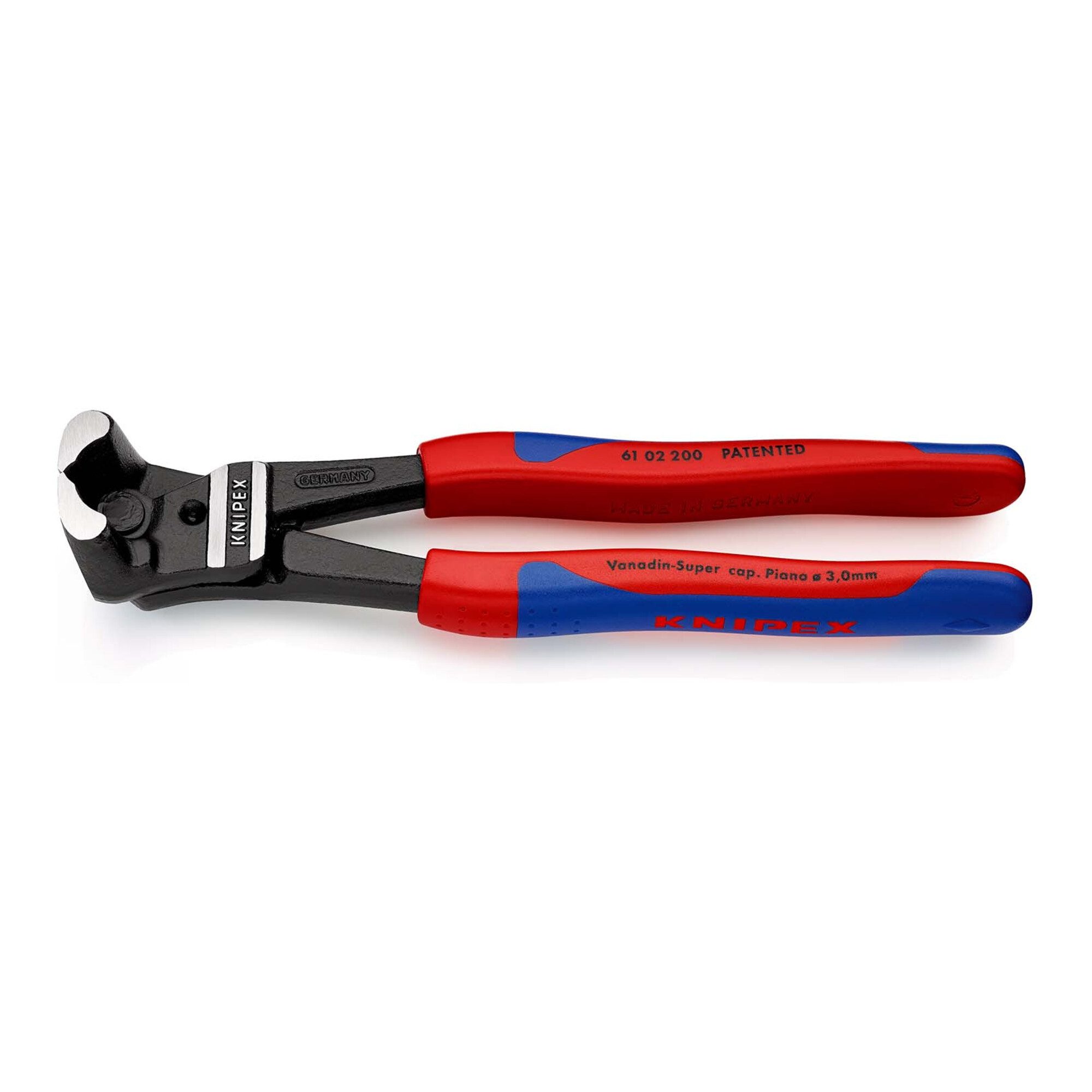 Knipex Cuttermesser KNIPEX 61 02 200 Bolzen-Vornschneider hochübersetzt mit Kunststoff übe