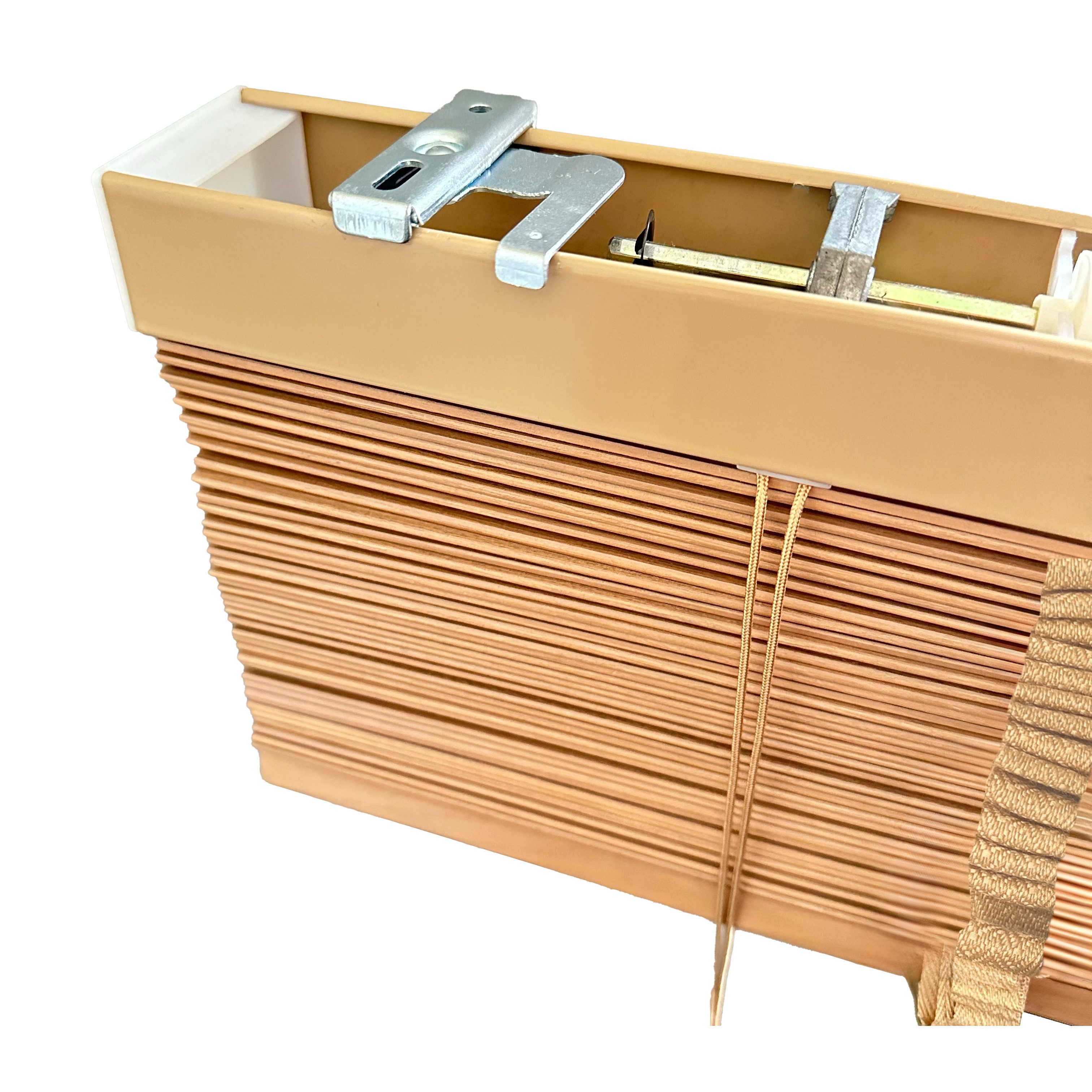 Sol Royal Jalousie Holzjalousie 50mm Rollo SolDecor BE5, 75x180cm, Eichenoptik, Montage Wand & Decke ? Blickschutz Jalousie Fenster & Tür Massivholz