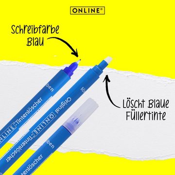 Online Pen 80x Tintenpatronen & 8 Tintenkiller Tintenpatrone (Universal-Füllhalter Patronen auch passend für LAMY, Pelikan, etc., Füller Patronen & Löscher Vorteilspack)