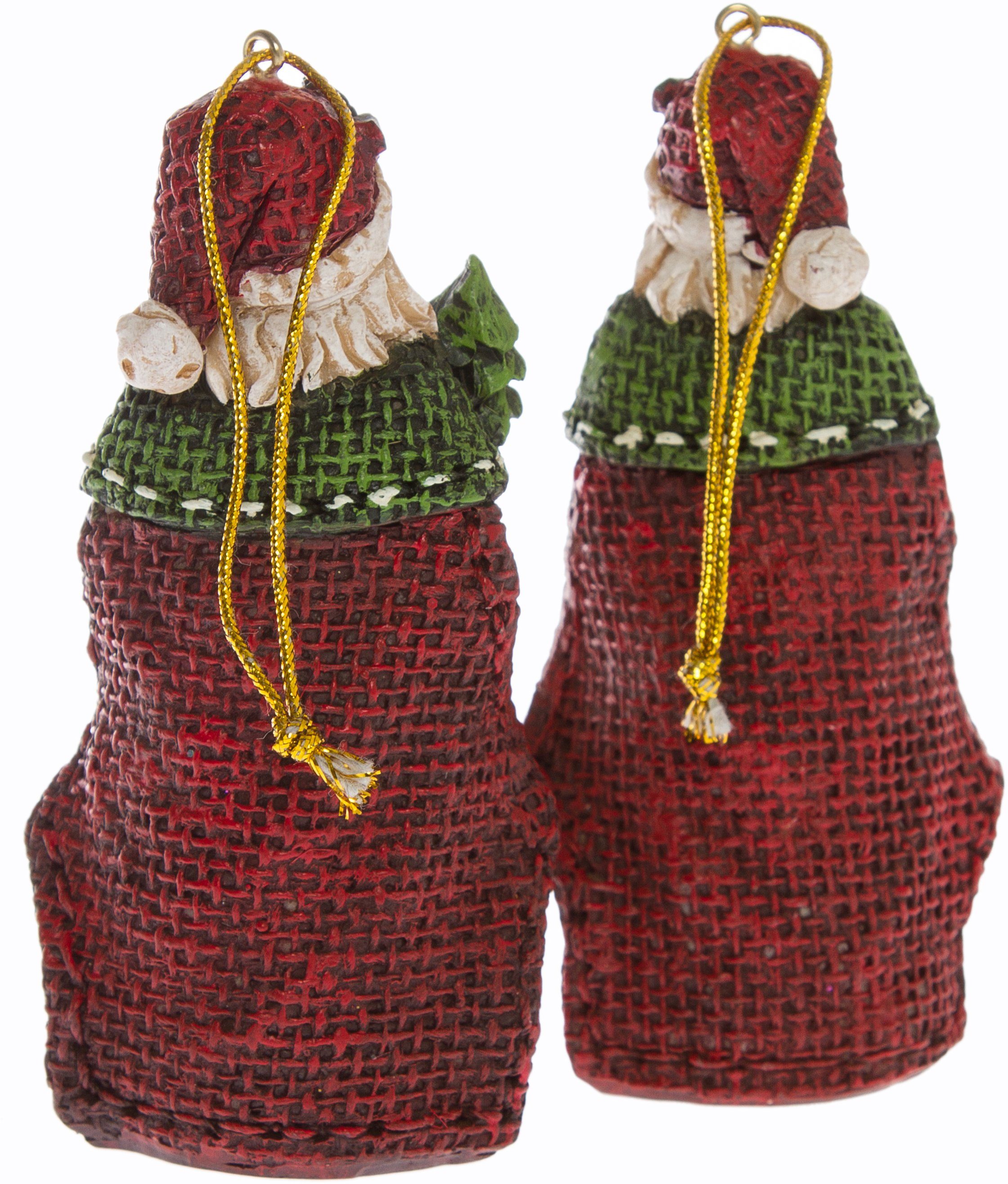 Myflair Möbel & Accessoires Weihnachtsmann Weihnachtsdeko rot (Set, 2 St), Baumschmuck zum Aufhängen, Höhe ca. 10 cm