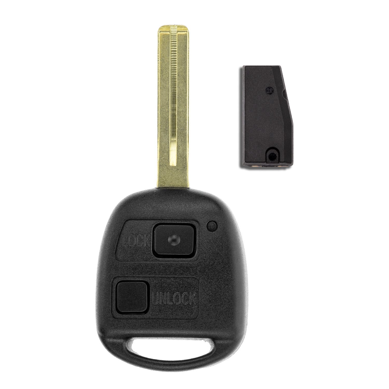 mt-key Schlüsseltasche Auto Funk Schlüssel Fernbedienung TOY48 434MHZ ID68 (Set), für Lexus LS 430 (UCF30, 00–06); LX 470 (II, 02–06)