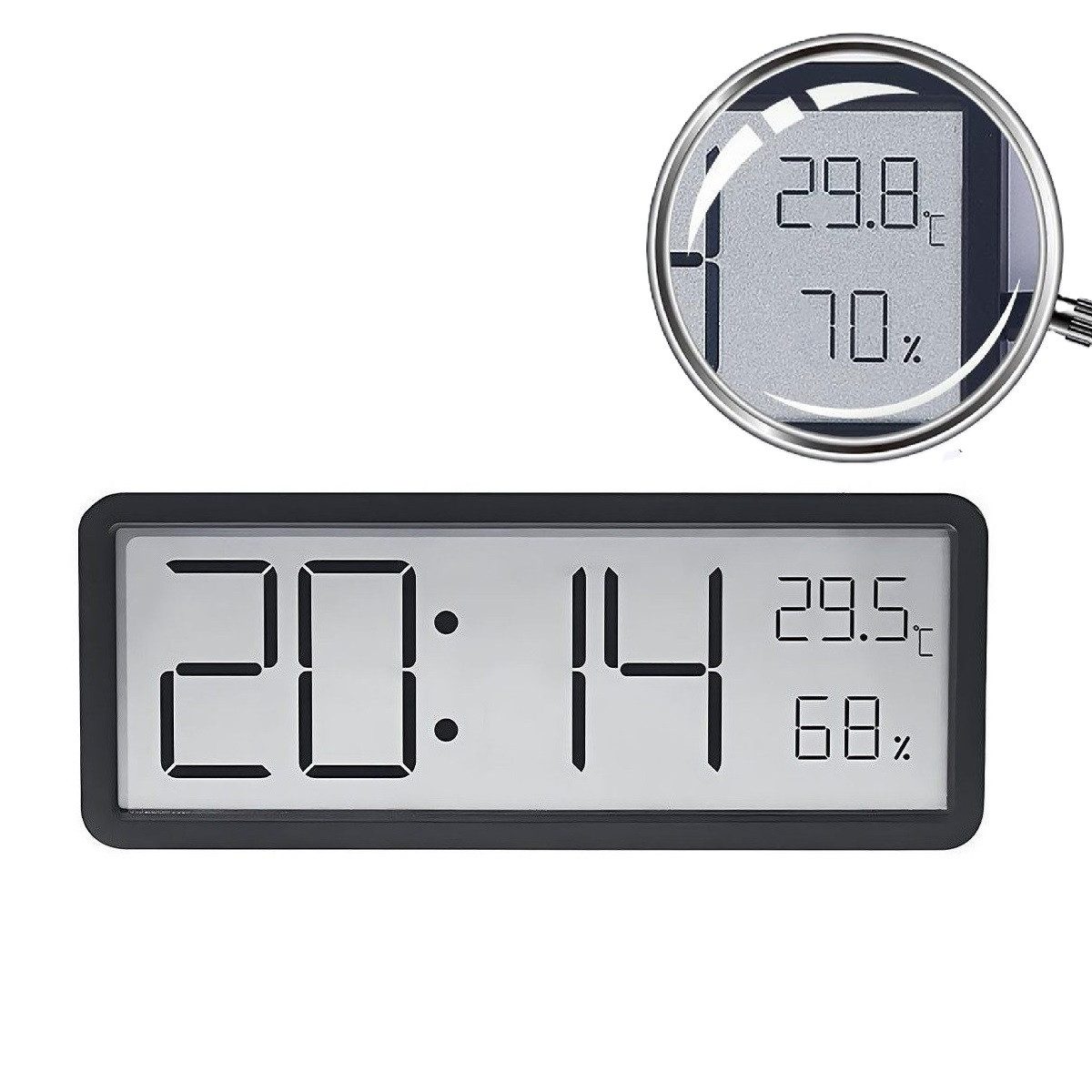Novzep Funkwanduhr Wanduhr, 20,2*2*8cm Aufhängung & günstig online kaufen