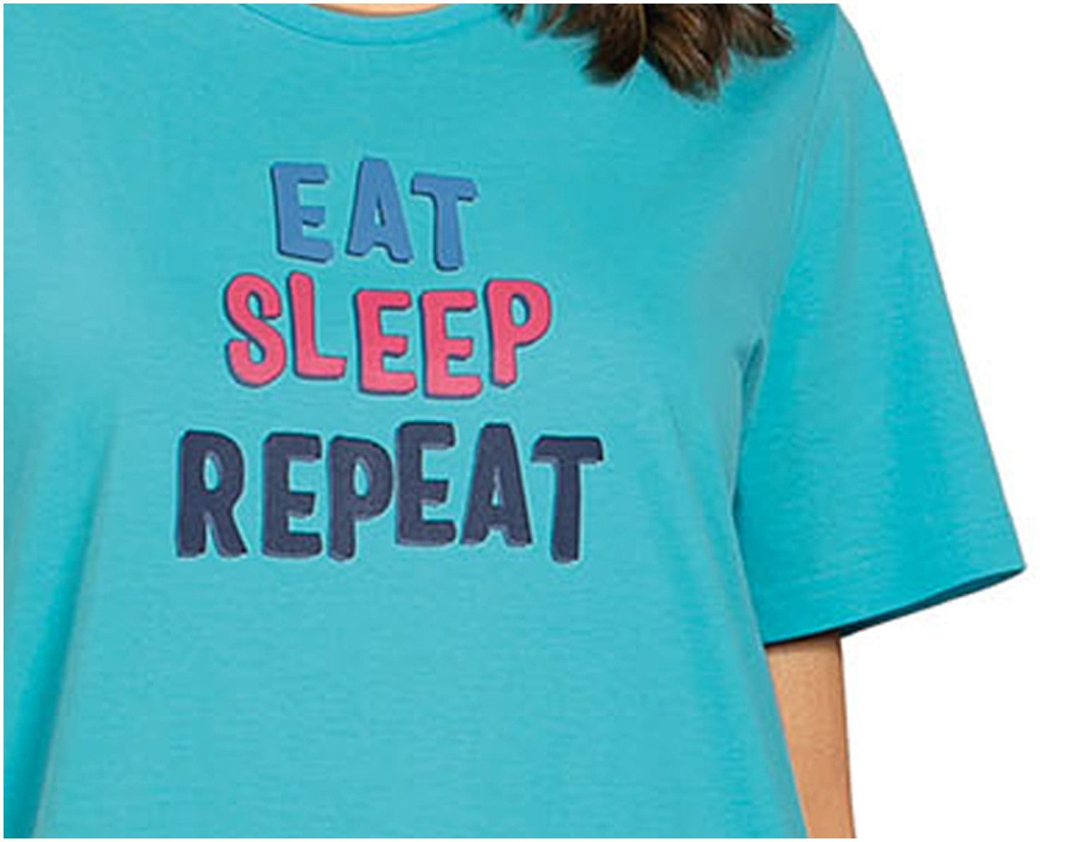 comtessa Nachthemd Comte Kids (Set, 1-tlg., 1-teilig) Mädchen Sleepshirt Pyjama Kurzarm Baumwolle
