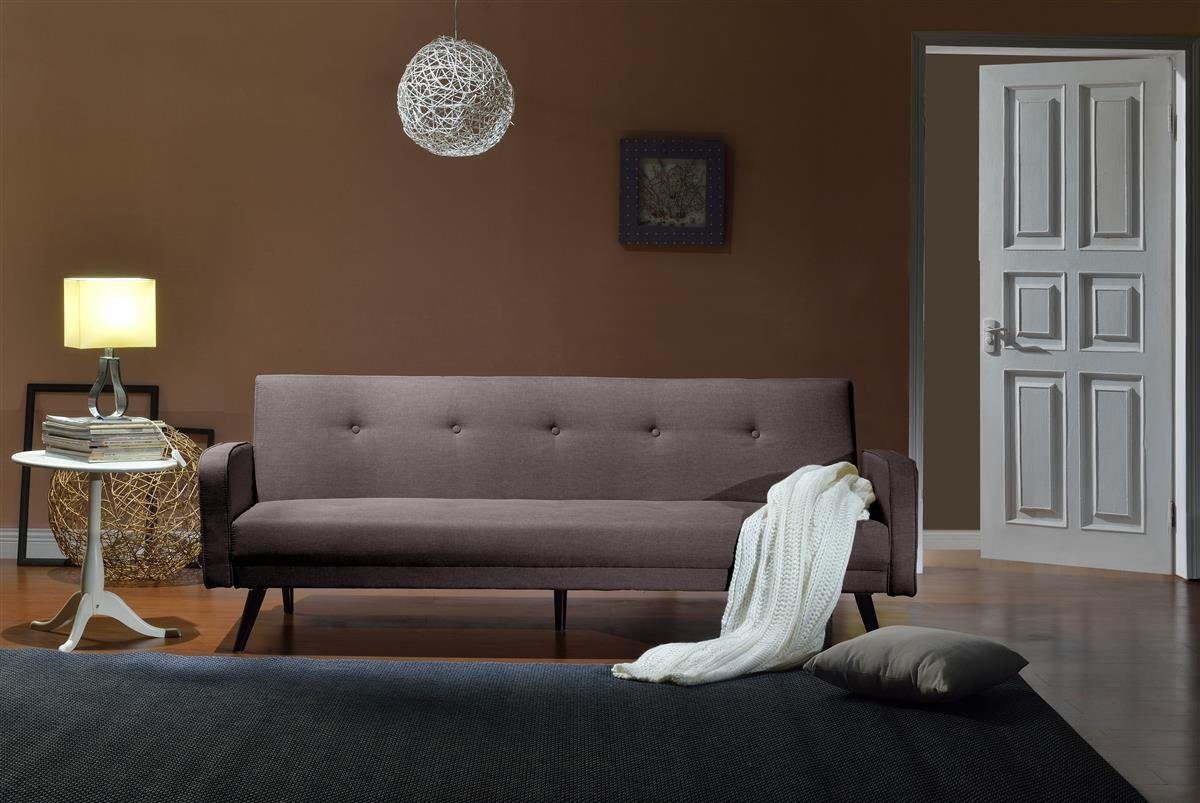 Schlafsofa KAWOLA MARILYN von KASPER WOHNDESIGN in dunkelgrau