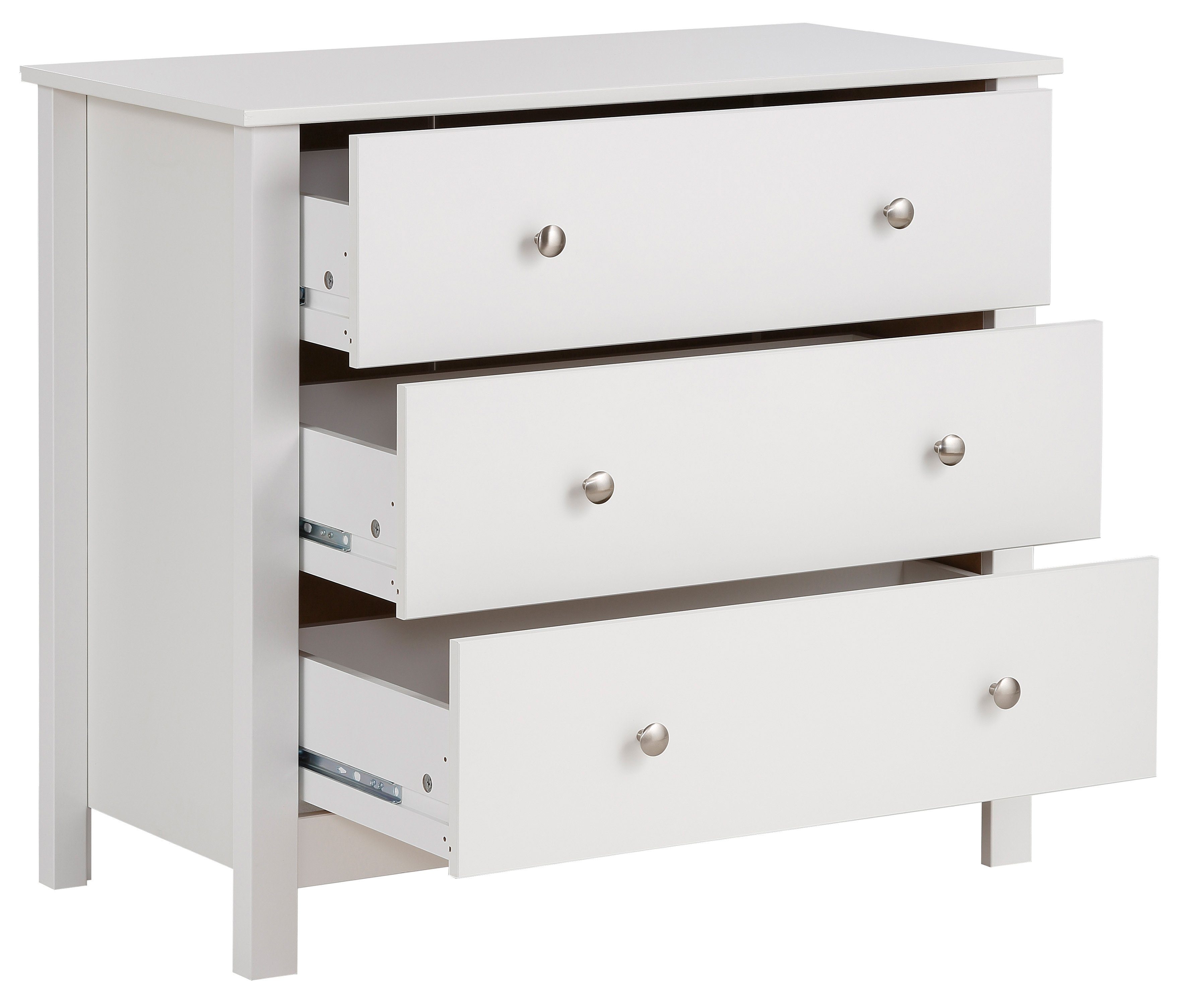 Kommode JUSTIN aus dem Hause HOME AFFAIRE in weiß