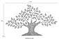 HOFMANN LIVING AND MORE Wanddekoobjekt »Baum«, Materialmix aus Metall und Holz, Bild 15