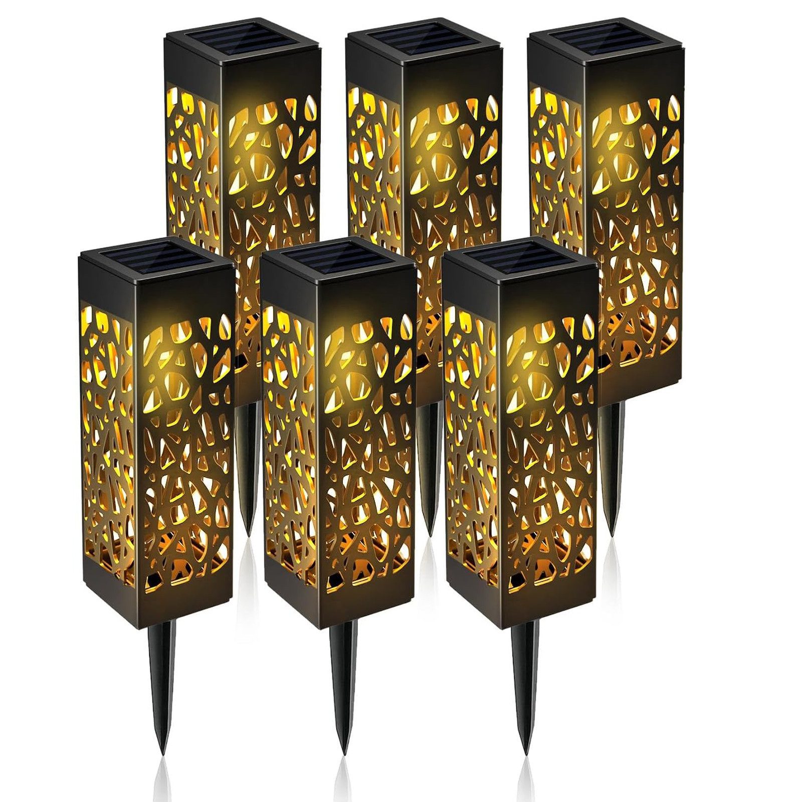 BlingBin LED Solarleuchte 4/8 Stück LED-Solar-Gartenleuchten günstig online kaufen