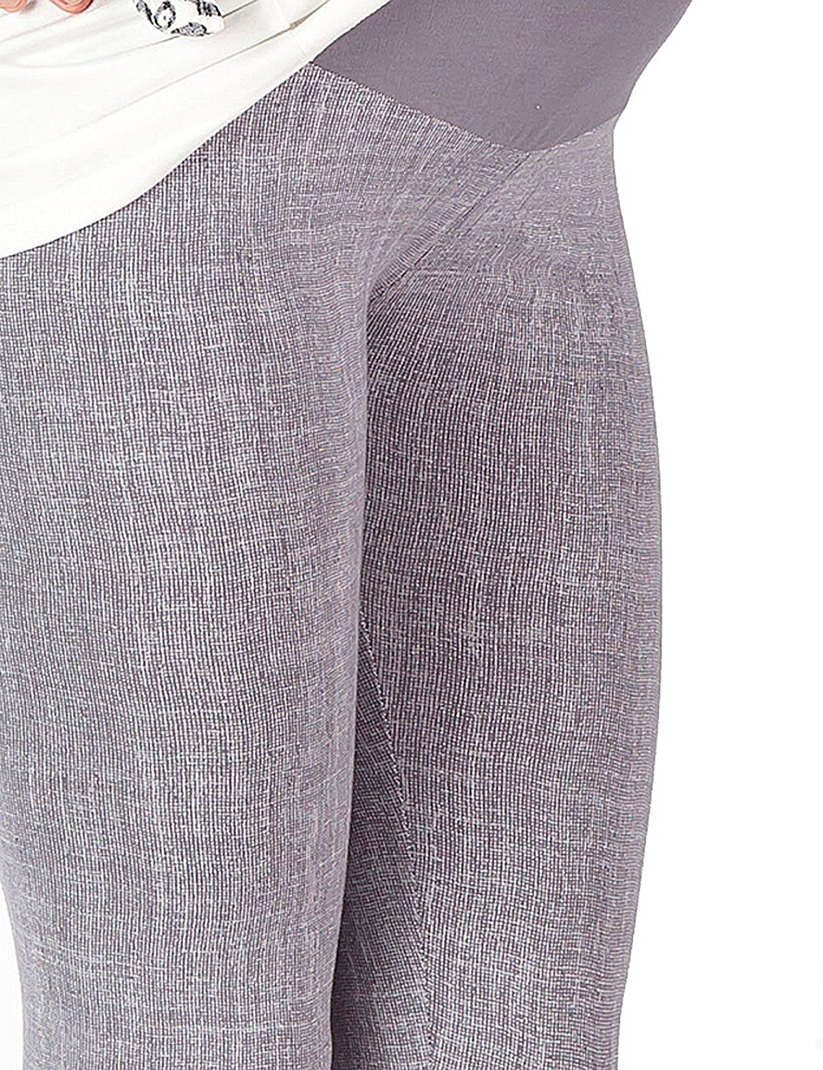 Umstandsleggings Umstand Hose lang Muster Leggings gekämmte Baumwol