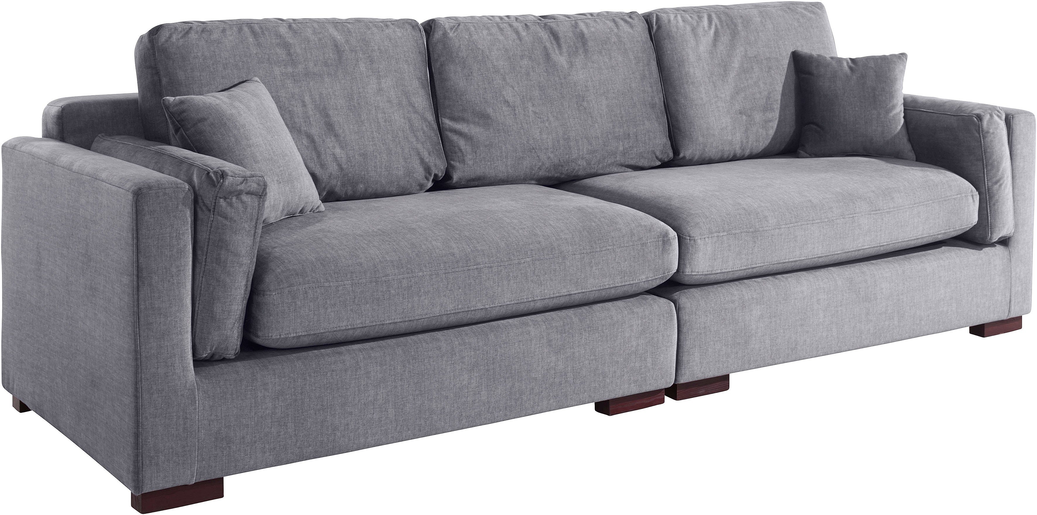 Home affaire Big-Sofa Fresh Pond, in vielen Bezugsqualitäten und Farben, B/T/H: 290/96/95 cm