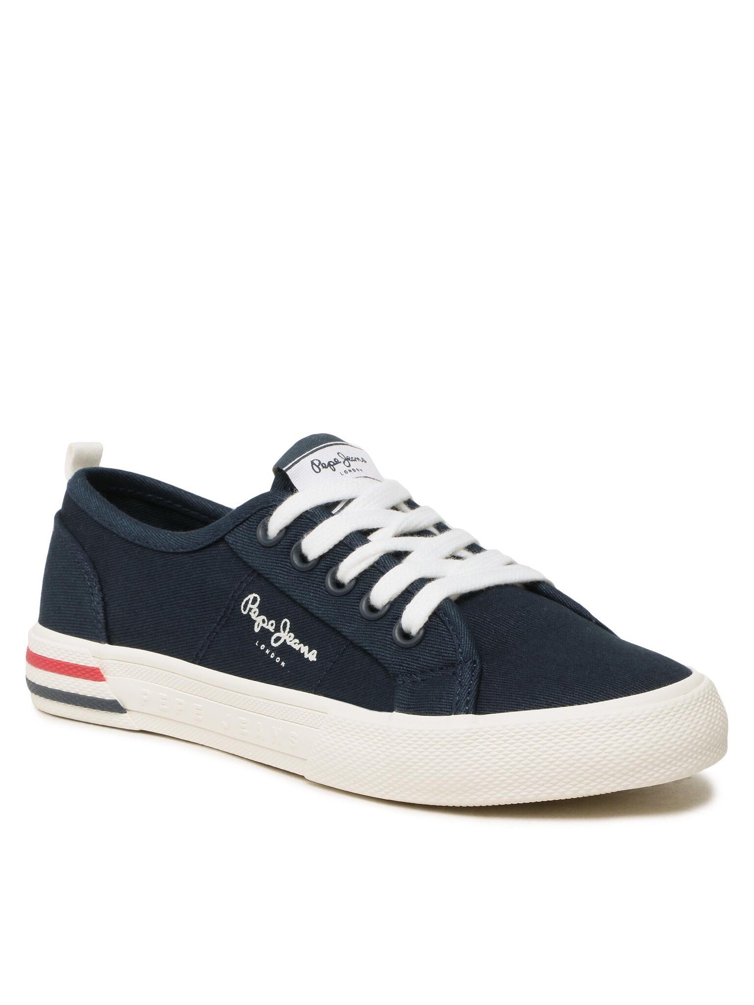 Pepe Jeans Sneakers aus Stoff Brady Basic Boy PBS30549 Navy 595 Sneaker
