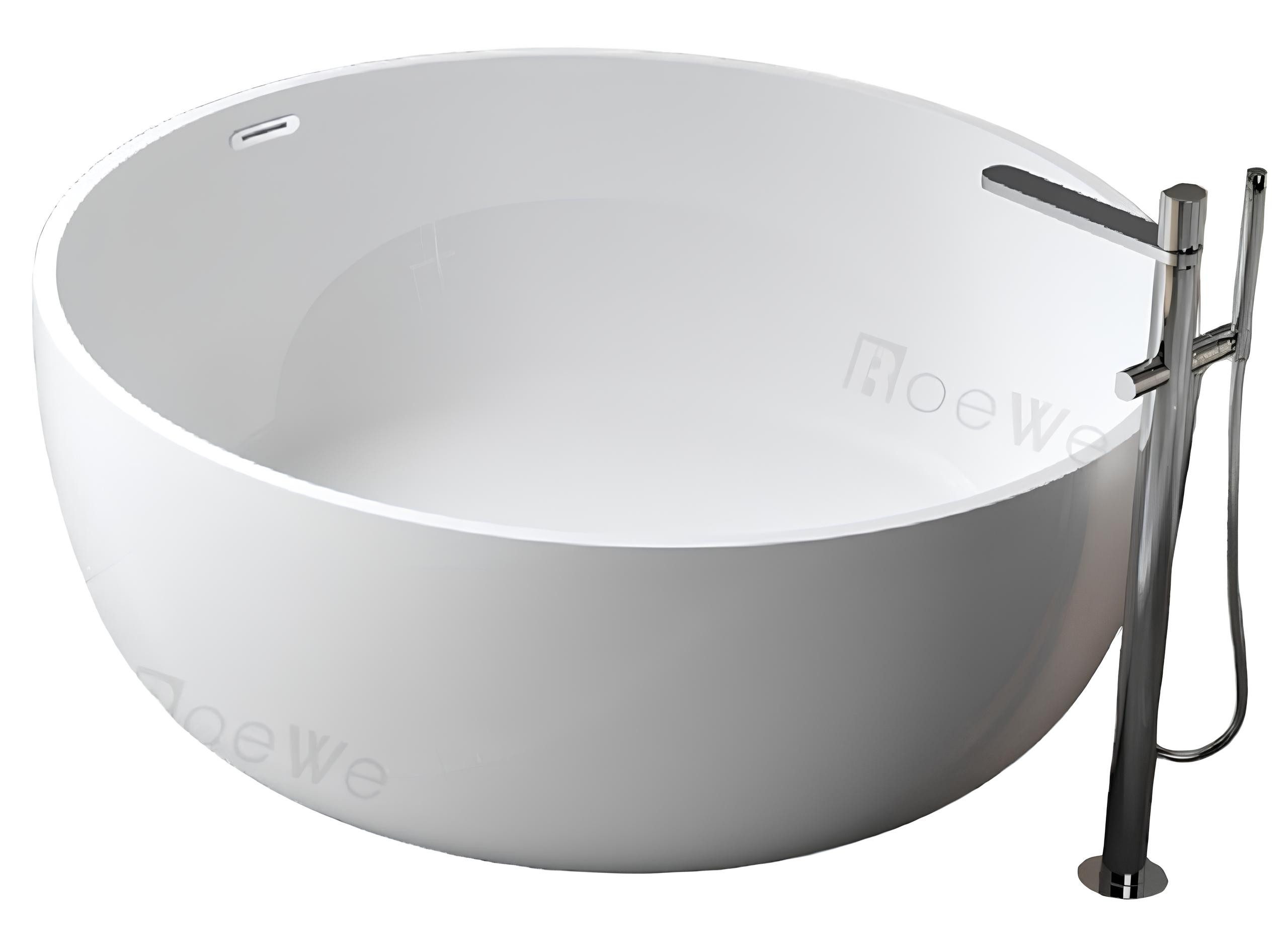 JVmoebel Badewanne Luxus Runde Badewanne aus hochwertigem Material in elegantem Design, (1-tlg), Made in Europa