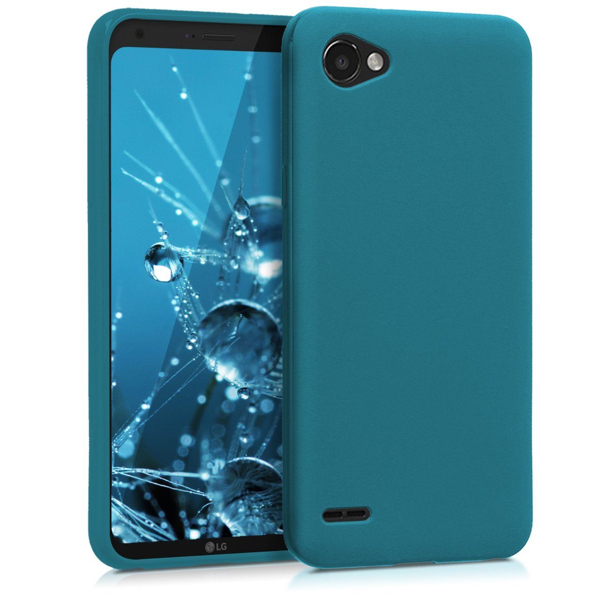 kwmobile Handyhülle Hülle für LG Q6 / Q6+, Hülle Silikon - Soft Handyhülle - Handy Case Cover