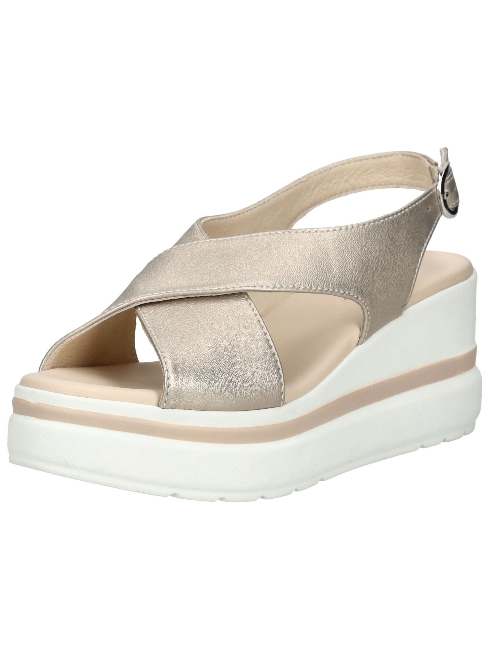 Nero Giardini Nero Giardini Sandalen Leder Keilsandalette günstig online kaufen