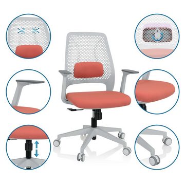 hjh OFFICE Drehstuhl Home Office Bürostuhl PARFERIO W Stoff (1 St), Schreibtischstuhl ergonomisch