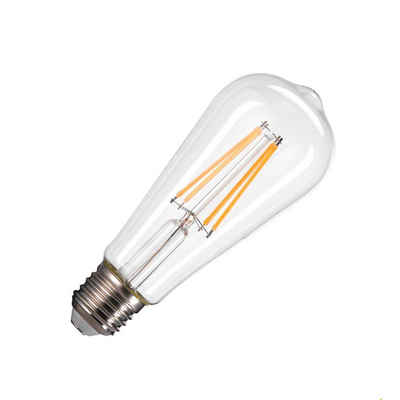 SLV LED-Leuchtmittel LED Leuchtmittel E27 - ST58 7,5W 2700K CRI90 320° dimmbar, n.v, warmweiss, Leuchtmittel