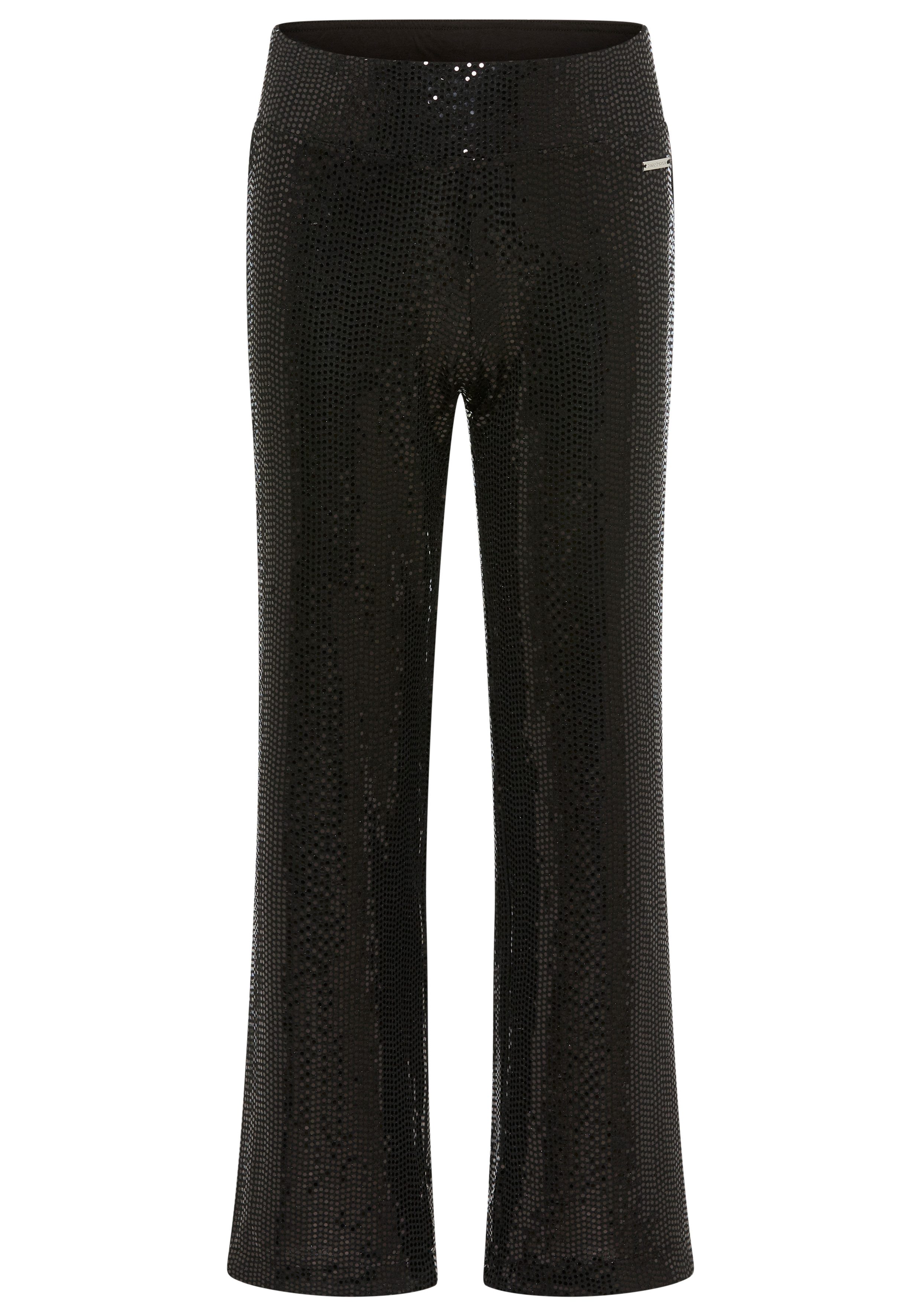 Bruno Banani Schlupfhose Weite Hose mit Glitzer Für TEEN. Weite Pailletten-Hose