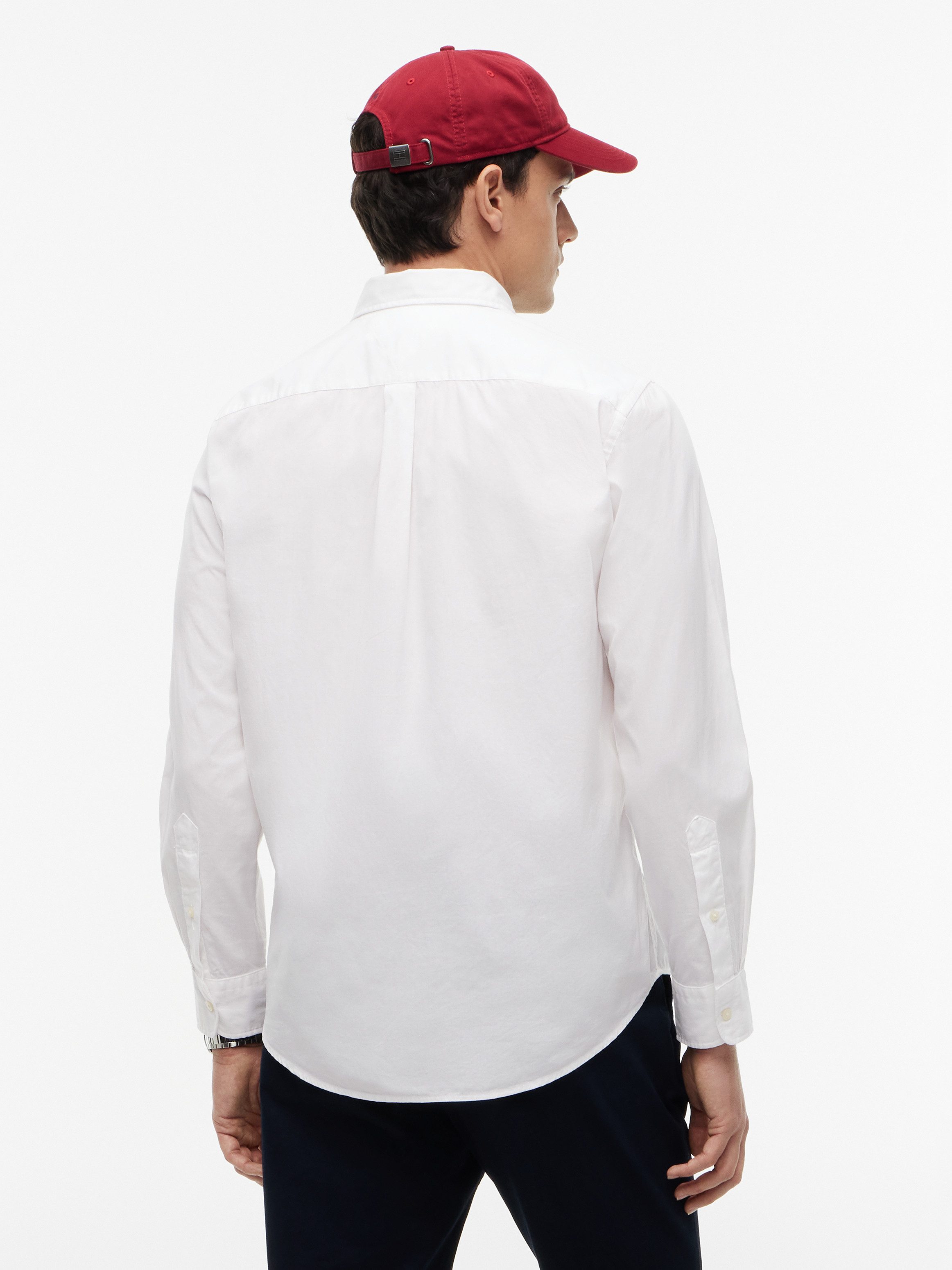 Tommy Hilfiger Langarmhemd CORE FLEX POPLIN SOLID Regular Fit SHIRT Regular Fit Flex Cotton
