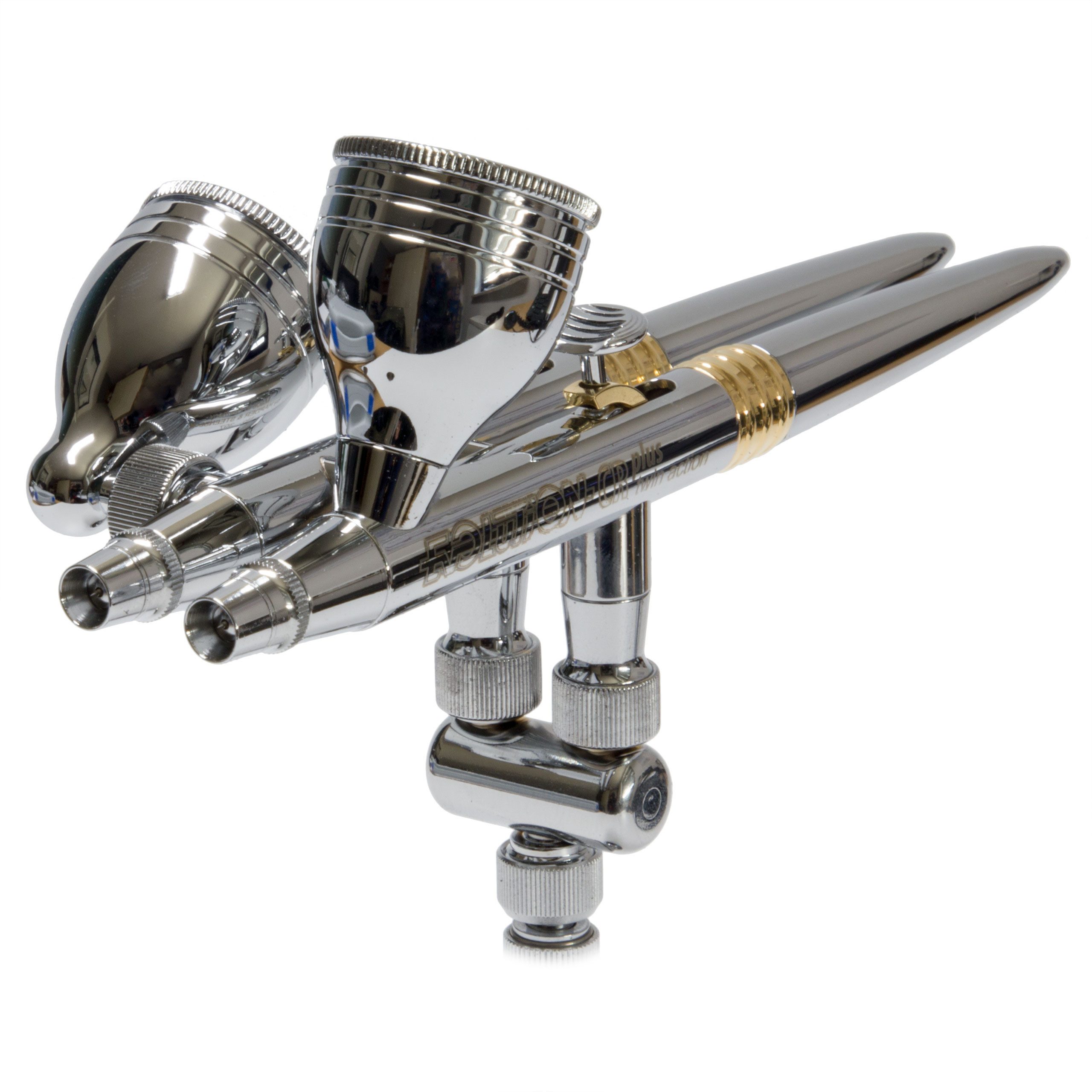 Harder & Steenbeck Airbrushpistole Evolution CRplus twin action126304 CR plus Airbrush Pistole Chrom