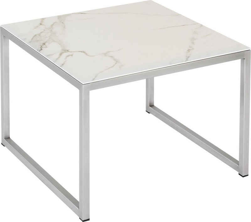 Henke Möbel Beistelltisch, Tischplatte aus hochwertiger Keramik