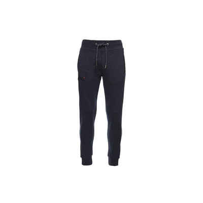 Superdry Jogginghose blau regular (1-tlg)