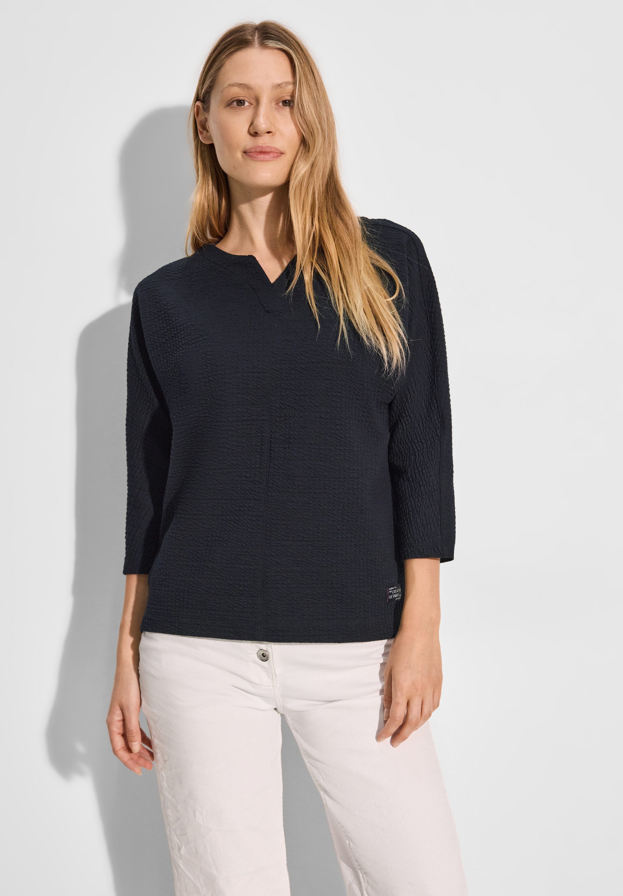 CECIL 3/4-Arm-Shirt mit 3/4 Ärmeln günstig online kaufen