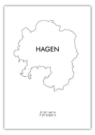 MOTIVISSO Poster Hagen Koordinaten #8