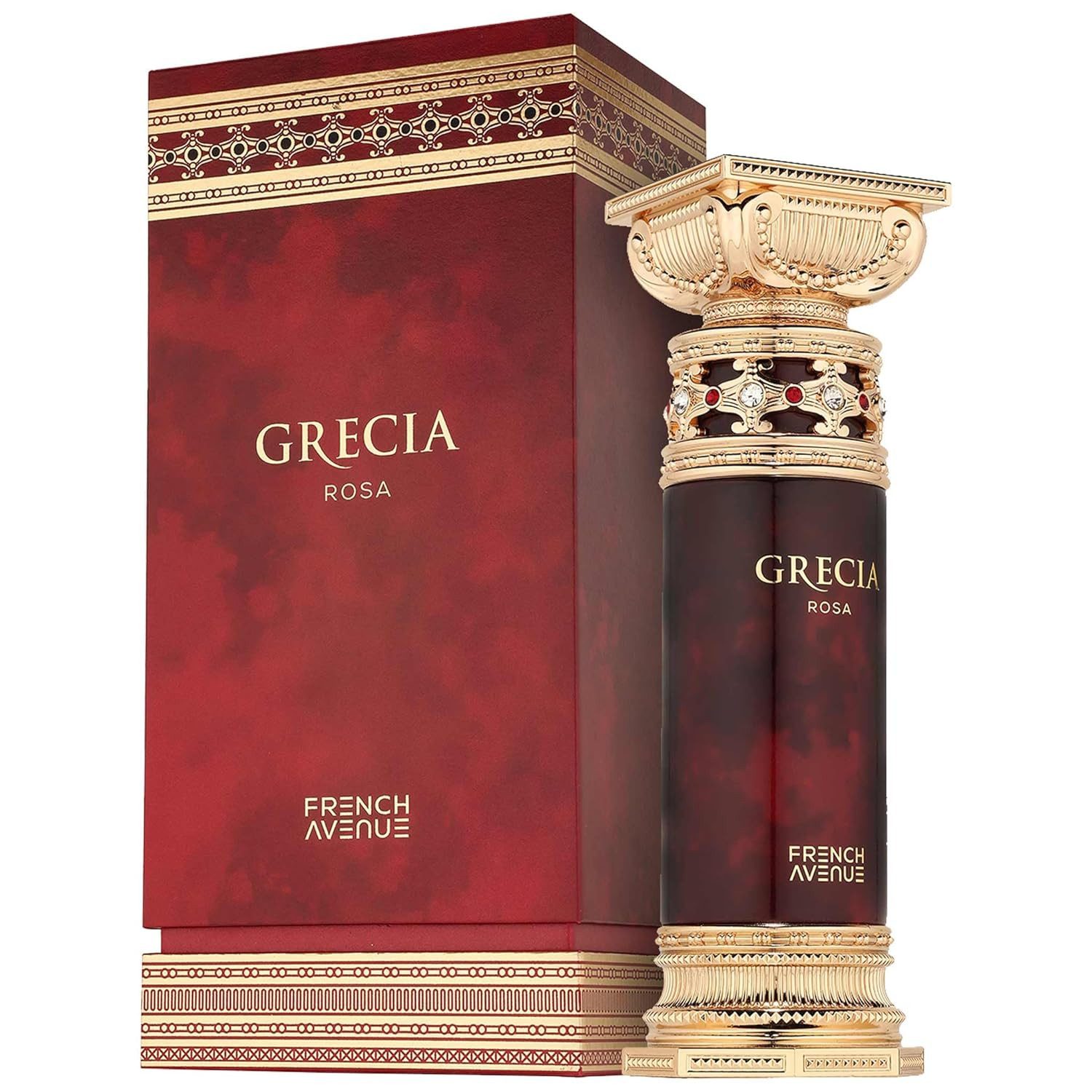 French Avenue Eau de Parfum Grecia Rosa, Glasflakon, Parfüm EDP, Damenduft