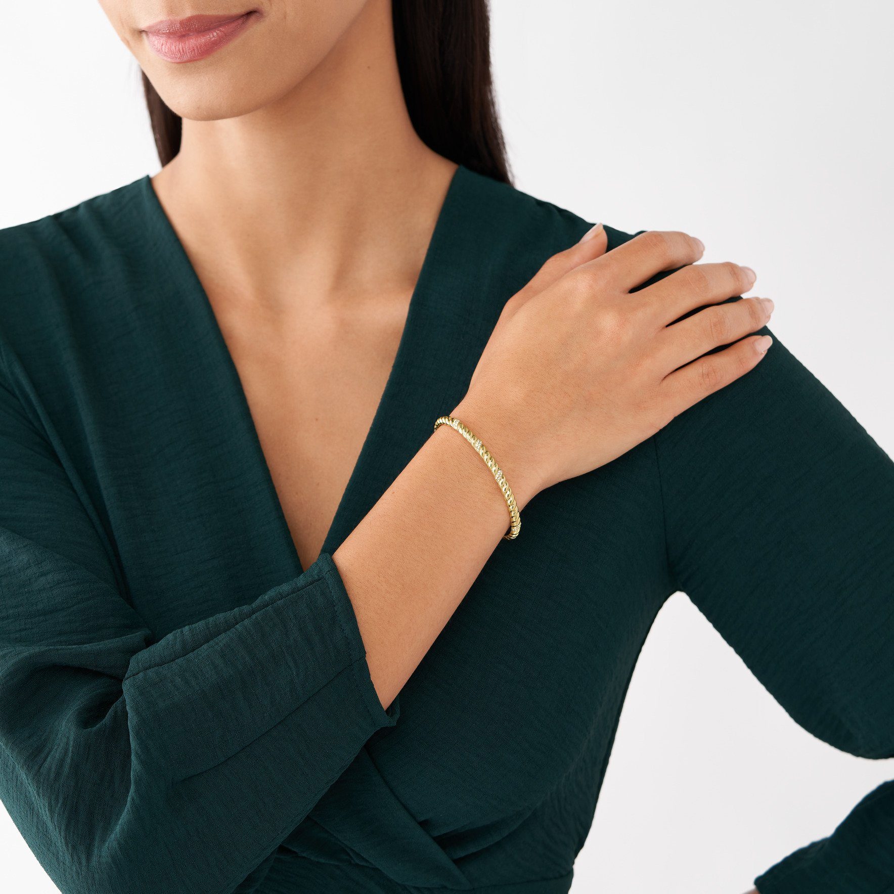 Fossil Armband The Twisted Vintage Edelstahl