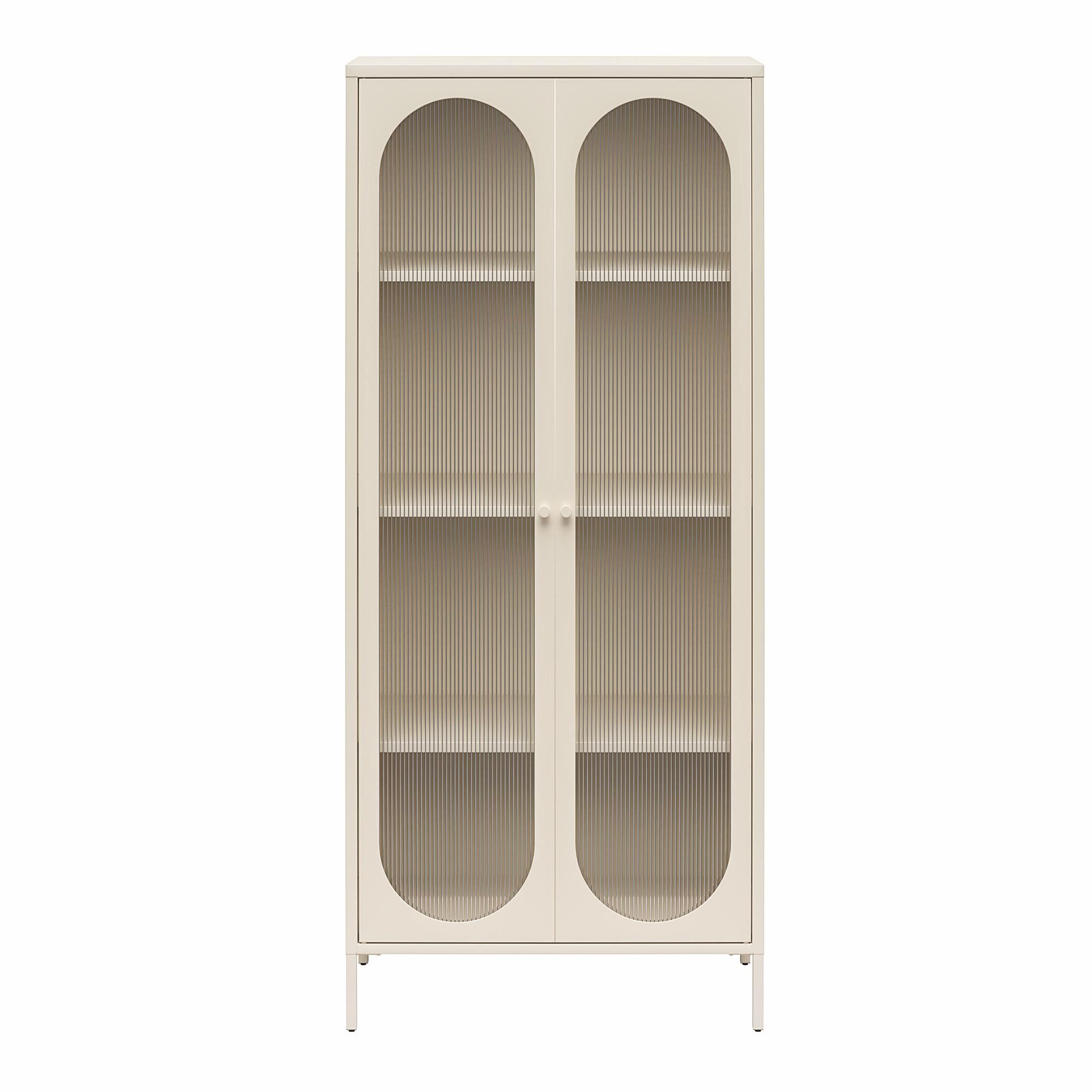loft24 Vitrine Luna Standvitrine aus Metall günstig online kaufen