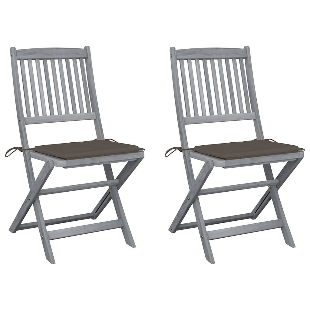 vidaXL Gartenstuhl Klappbare Gartenstühle 2 Stk. günstig online kaufen