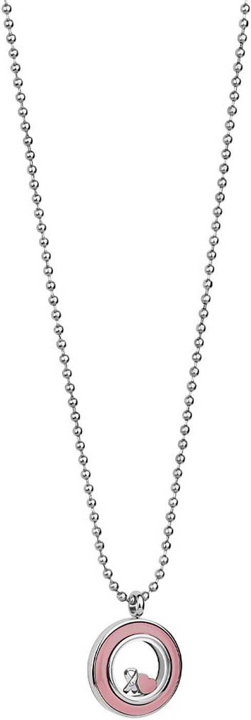 Bering Silberkette Erbskette aus Edelstahl mit rundem Anhänger - Bering Jewelry