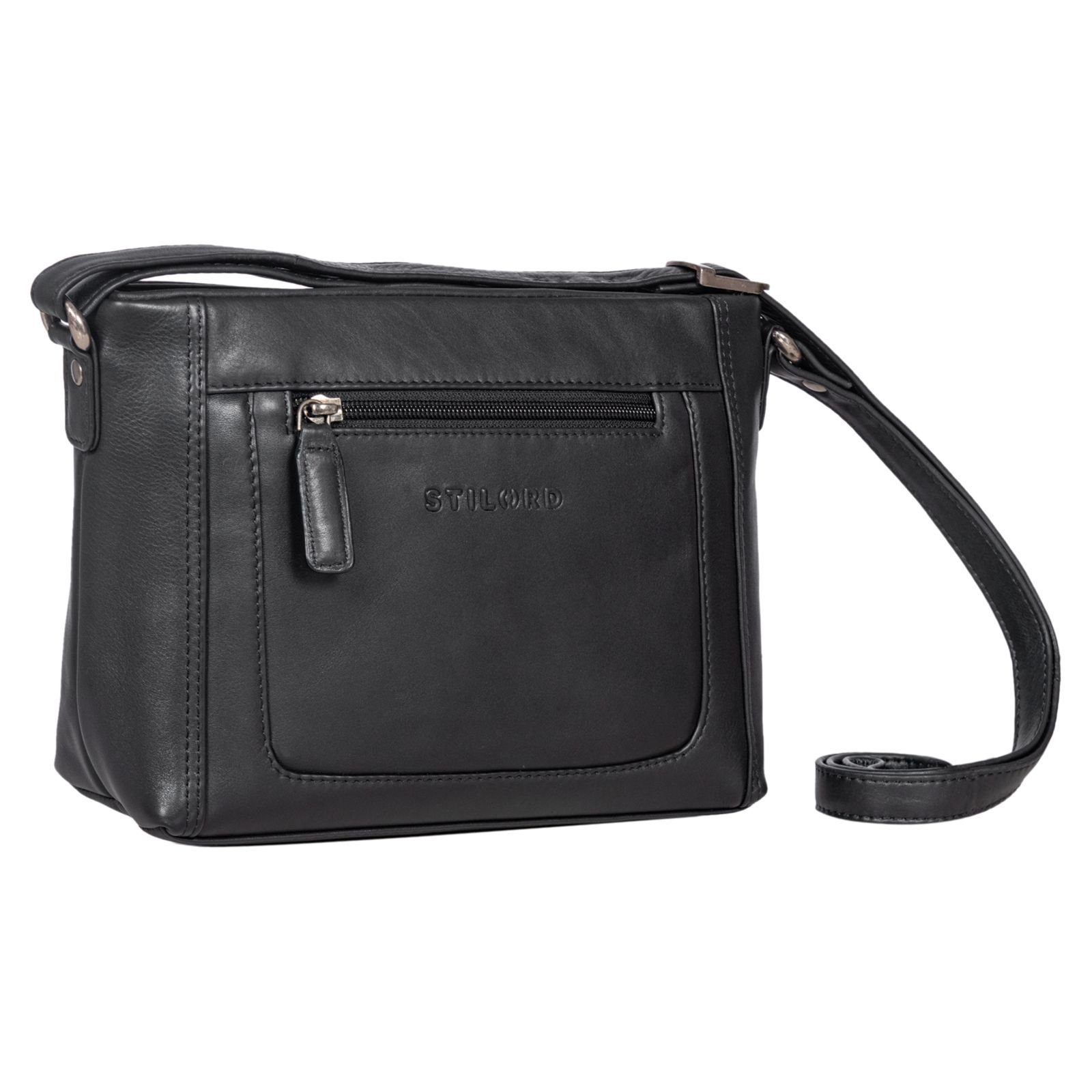 STILORD Handtasche "Julina" Damen Handtasche zum Umhängen Echtleder mittelgroß