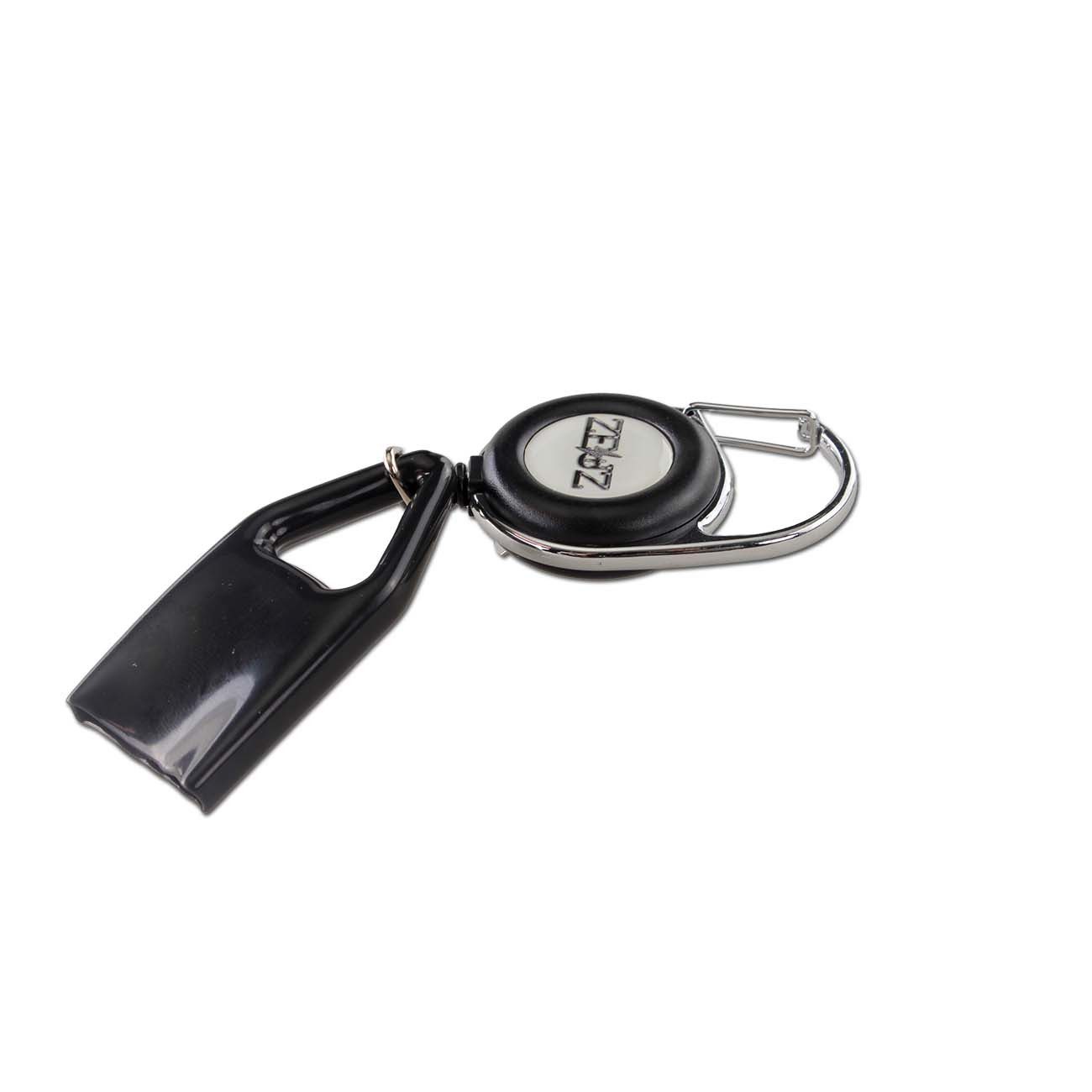 Black Leaf Schlüsselanhänger ZEUZ Schlüsselclip mit Feuerzeughalter Merch (Packung, Packung), Für Zuhause & Unterwegs, Festivals, Einkaufen