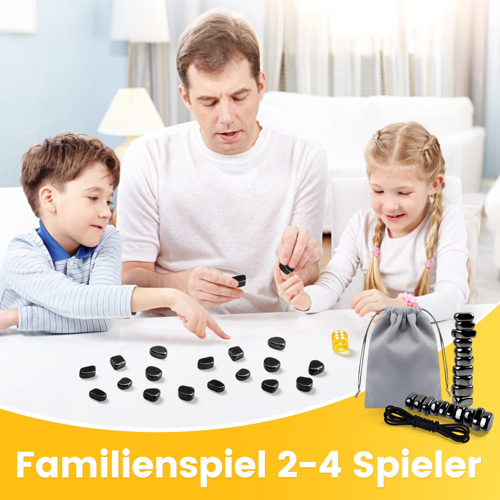 Bundviel Lernspielzeug Lernspielzeug Tisch-Magnetspiel,Reises Magnetisch spiel,Magnetic Chess – Bild 5 von 5