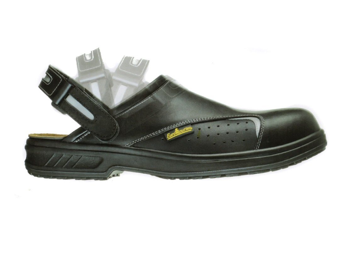 EuroRoutier Sicherheitsschuh Sicherheitsschuh (Obermaterial und Einlegesohle Leder, reflektierende Bänder) Arbeitsschuhe