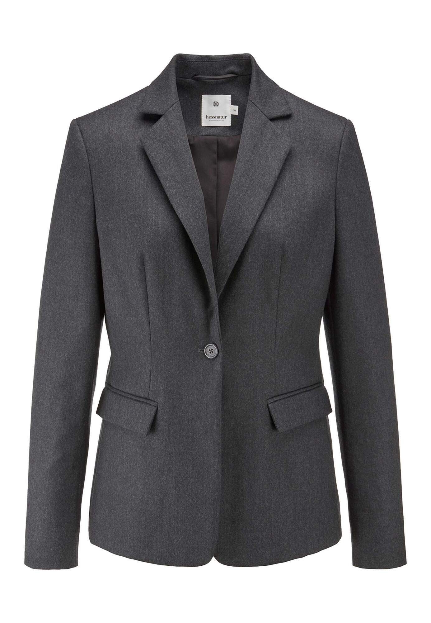Hessnatur Longblazer Regular aus reiner Schurwolle (1-tlg)