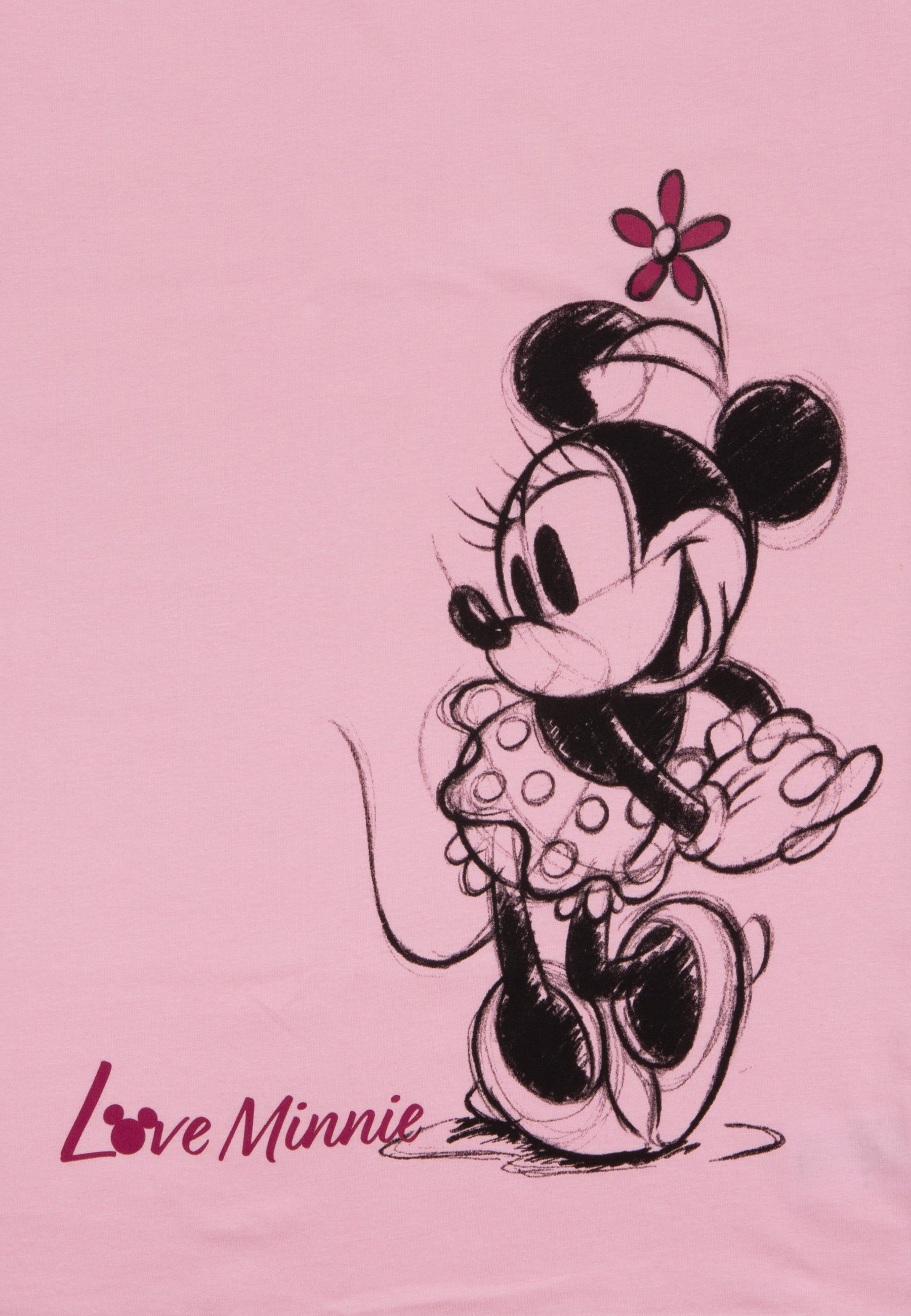 United Labels® Nachthemd Minnie Disney Minnie Love Mouse Nachthemd - kurzärmlig 