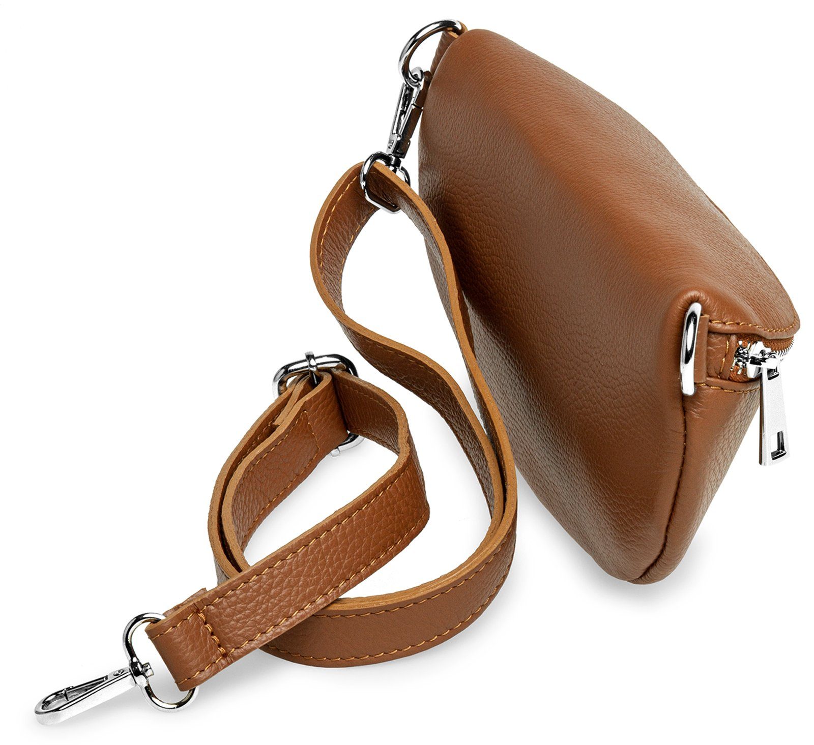 Caspar Gürteltasche Große Leder Cross Body günstig online kaufen