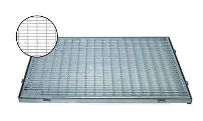 Fußmatte ACO Schuhabstreifer Gitterrost mit Zarge MW 30/10 Eingangsrost Normrost Abstreifer Rost, ACO Severin Ahlmann GmbH & Co. KG, rechteckig, Höhe: 23 mm, robust, begehbar und befahrbar