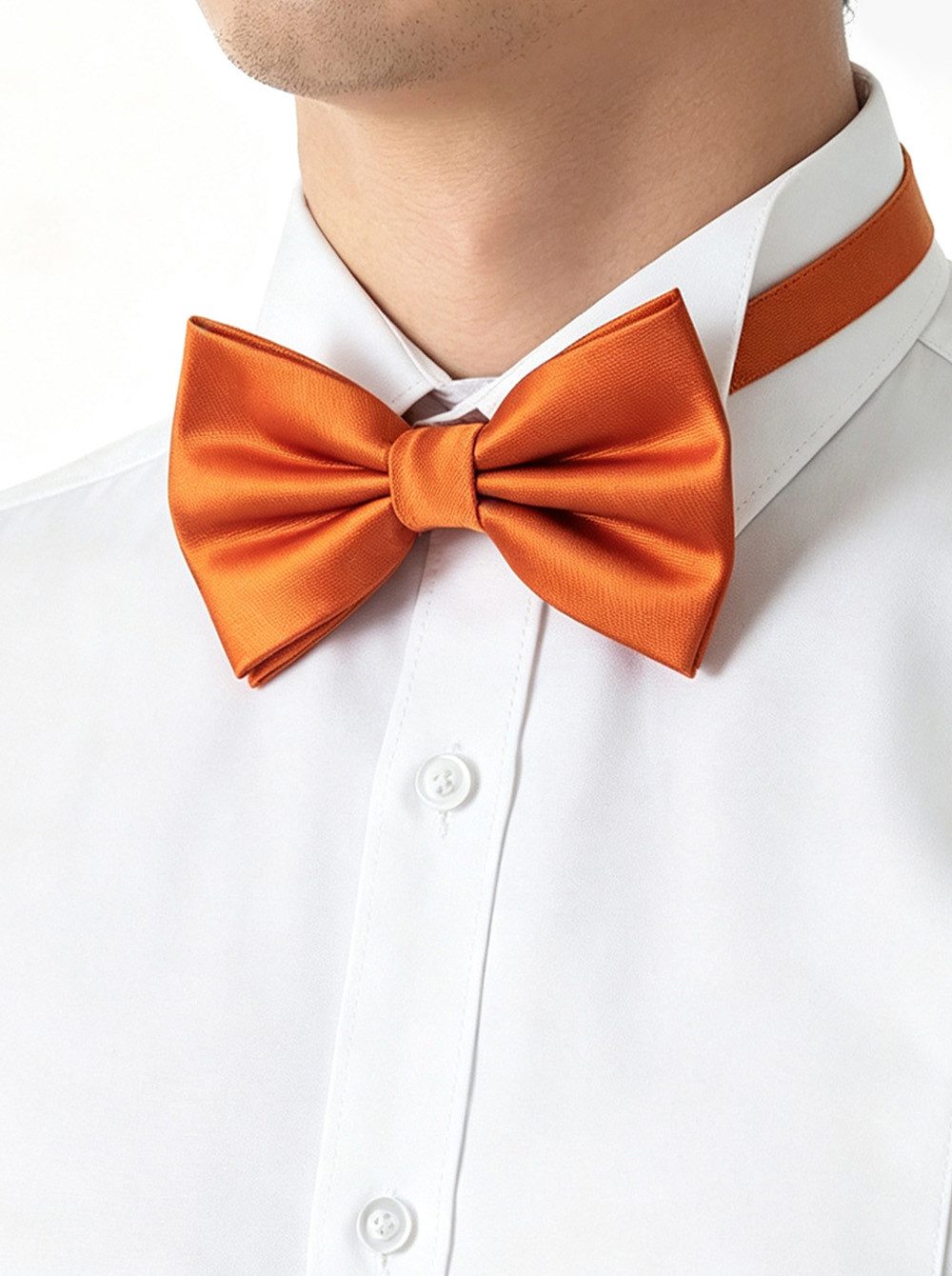 axy Fliege Herren Fliege Schleife im Seidenlook bereits gebunden, Konfirmation verstellbar