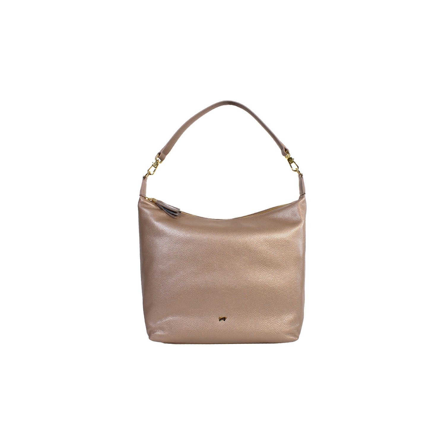 Berliner Bags Vintage Schultertasche Bella Aus Pflanzlich Gegerbtem Leder – Hobo Handtasche Für Damen, 38x24x11 Cm – Braun