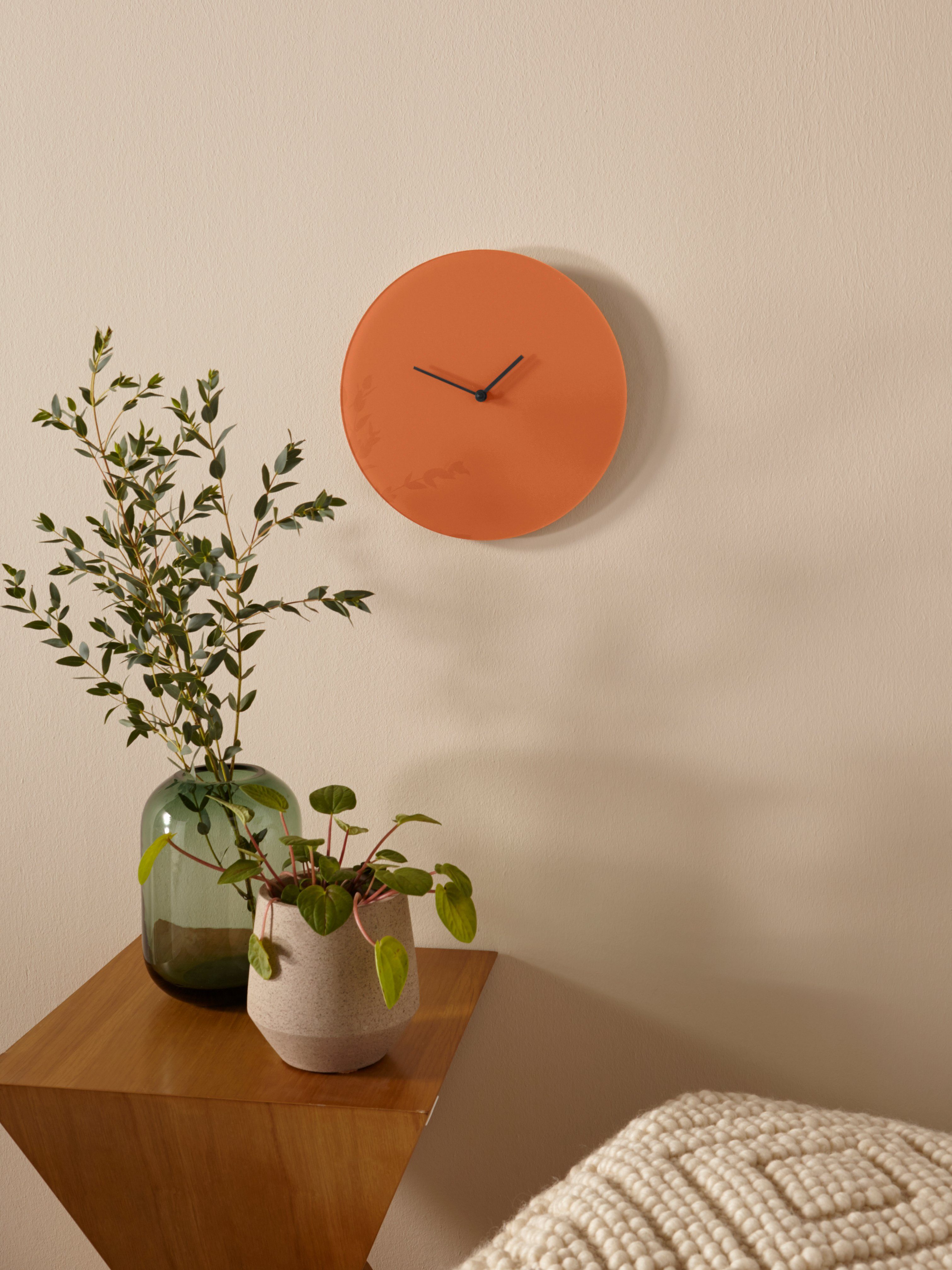 Wanduhr Lena by Sanja LeGer Gercke Home orange