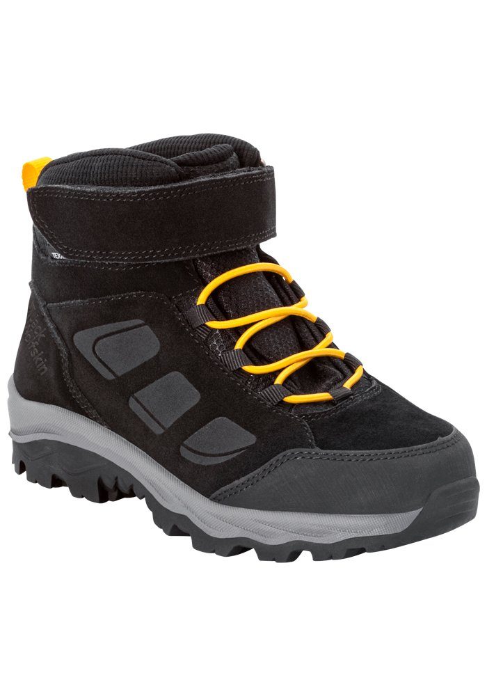 black Wanderschuh Jack TEXAPORE Wolfskin VOJO MID LT K