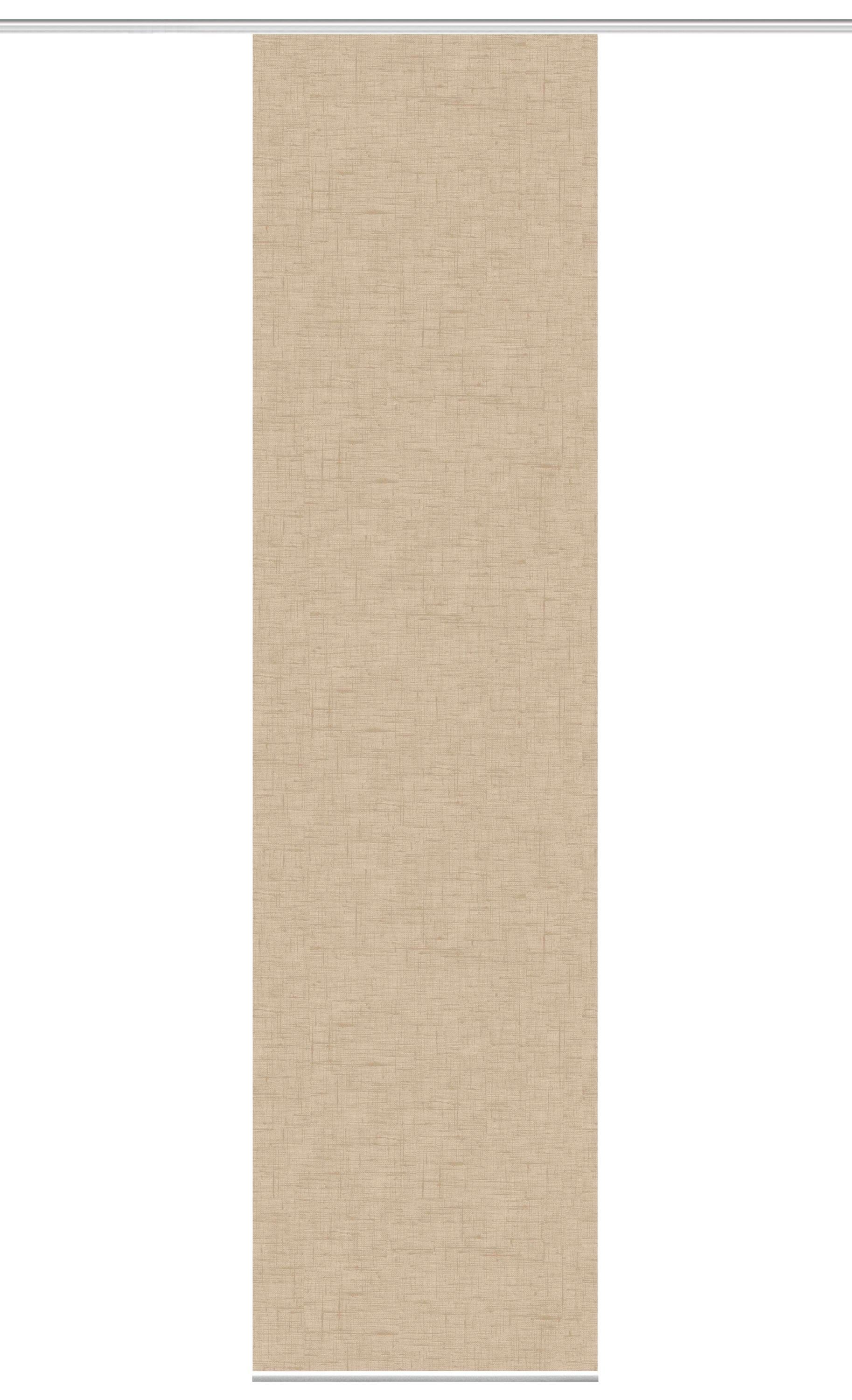 HOME WOHNIDEEN Schiebegardine Schiebegardine PIVE, Digitaldurck, Dekostoff, Seidenoptik 245x60 cm (1 St), Paneelwagen, halbtransparent, 100% Polyester